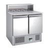 Meuble Pizza 2 portes Plan granit Sans rebord Volume 240L R290