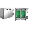Refroidisseur de poubelle Ep45mm 660L ou 2 containers 120 litres
