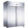Armoire froide positive 1200L Ext inox 2 portes GN2/1 Groupe Logé