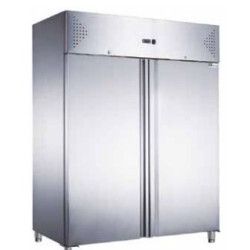 Armoire froide négative 1200L Ext inox 2 portes GN2/1 Groupe Logé
