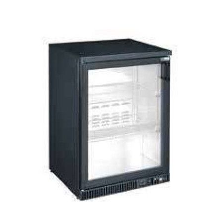 Arrière-bar Ext Noir Groupe Logé 1 Porte vitrée battante 142L