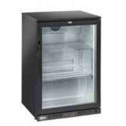 Arrière-bar Ext Noir Groupe Logé 1 Porte vitrée battante 133L