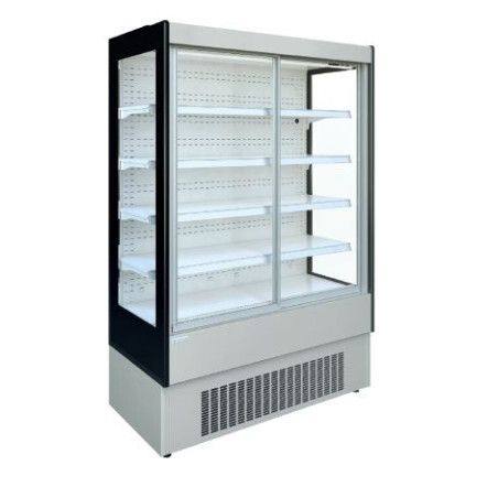 Vitrine murale Ventilée Groupe logé 2 Portes coulissantes vitrées Surface 1,48m²