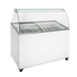 Présentoir crème glacée Vitrine en verre 381L