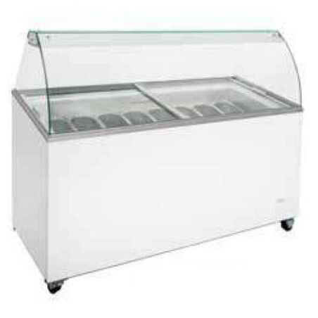 Présentoir crème glacée Vitrine en verre 467L