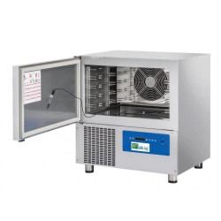 Cellule de refroidissement mixte GN1/1 et 600x400 sur pieds 5 niveaux R452A