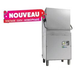 Lave-vaisselle à capot avec adoucisseur Panier carré 50x50 Monophasé