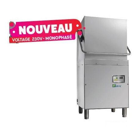 Lave-vaisselle à capot avec adoucisseur Panier carré 50x50 Monophasé