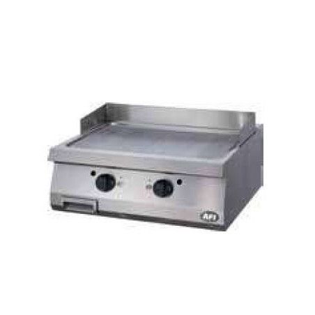 Grill gaz rainuré Acier carbone Surface 800 x 700 2 zones cuisson P14Kw