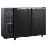 Arrière-bar Ext Noir Froid Ventilé Groupe Logé 2 portes pleines 283L