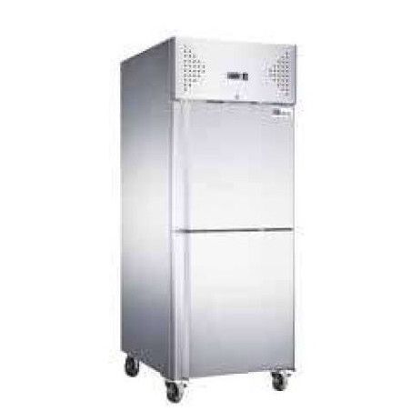 Armoire froide positive 700L inox 2 PortIllons pleins Groupe Logé