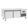 Soubassement réfrigéré Positif Sans dosseret 170L 2 grands tiroirs Dessus inox