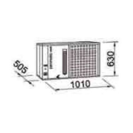 Refroidisseur eau Horizontal Cuve 50L Débit 50L/h de +20°C à +1°C