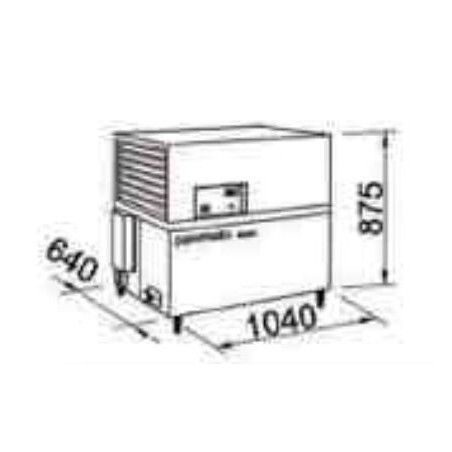 Refroidisseur eau Horizontal Cuve 140L Débit 50L/h de +20°C à +1°C