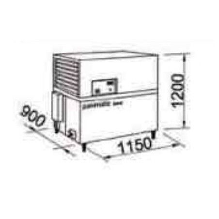 Refroidisseur eau Horizontal Cuve 360L Débit 210L/h de +20°C à +1°C