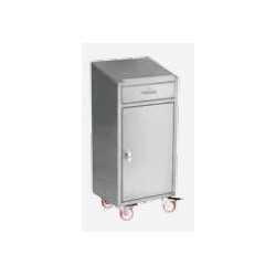 Pupitre roulant avec armoire