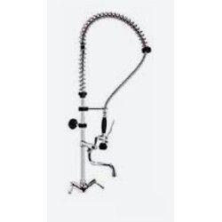 Douchette monotrou 1250mm EC/EF Col de cygne sur plonge