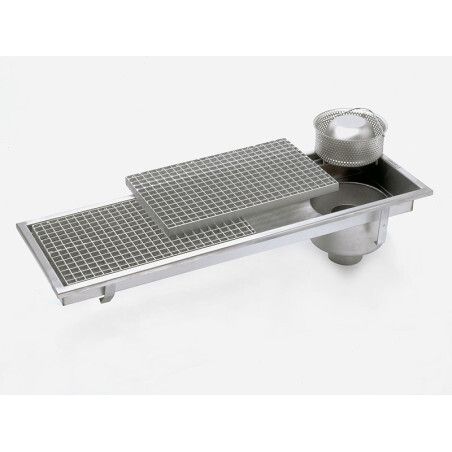 Caniveau Carrelage sans étanchéité Vertical L1552 P352