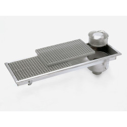 Caniveau Carrelage sans étanchéité Vertical Avaloir L552 P352