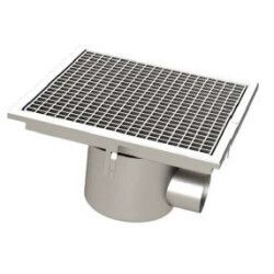 Caniveau Carrelage sans étanchéité Latéral Avaloir L1252 P432