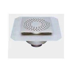 Siphon inox Sortie D100 L250 P250 Télescopique Rosette standard