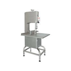 Scie à os Inox Mono Plateau fixe 30Kg Lame 2080x20mm Sur socle