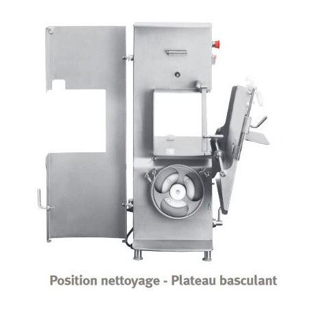 Scie à os Inox Triphasé  Lame 1740x16mm Sur table plateau fixe