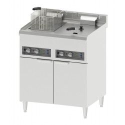 Friteuse électrique sur pieds 2 x 16 litres