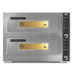 Four à pizza 2 Portes Vitrées 12 pizzas D30mm P12Kw