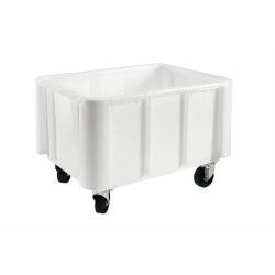 Bac grand volume 800x600mm 140 litres sur roulettes