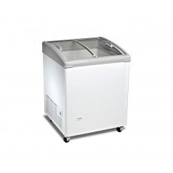 Conservateur Vitres Coulissantes bombées à clé 147L Net