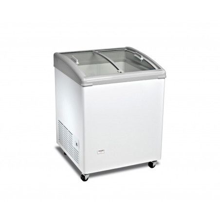 Conservateur Vitres Coulissantes bombées à clé 147L Net