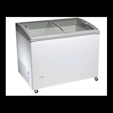 Conservateur Vitres Coulissantes bombées à clé 273L Net