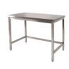 Table inox Eco Centrale 4 pieds  1000x700mm