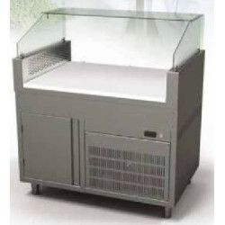 Table froide de préparation Froid ventilé Longueur 1200mm sur pieds