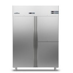 Armoire froide négative 1400L Ext Inox 3 porte portillon Groupe Logé