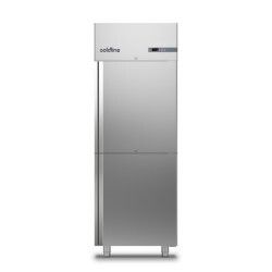 Armoire froide négative 700L Ext Inox 2 portillons pleins Sans groupe