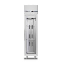 Armoire froide positive 350L Ext Inox 1 porte vitrée Groupe Logé