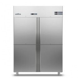 Armoire froide positive 1400L Ext Inox 4 porte/portillon Groupe Logé