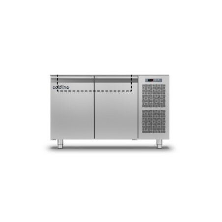 Saladette Positive GN1/1 Groupe Logé 2 Portes 280L Sans Plan travail