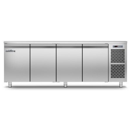 Table négative Groupe Logé 4 Portes 560L P700 GN1/1 Sans plan travail