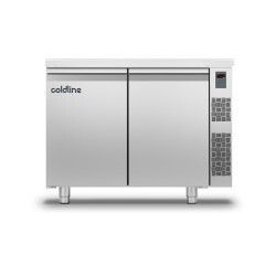 Table négative sans groupe 2 Portes 260L P700 GN1/1 Sans plan travail