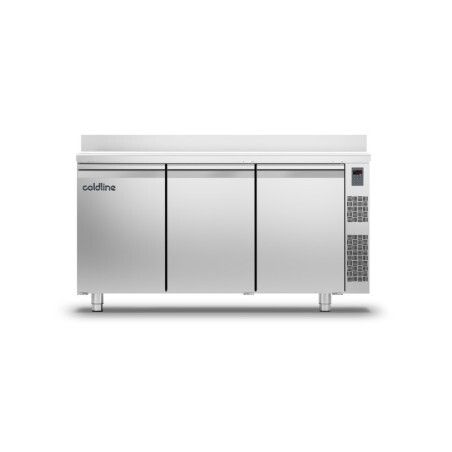 Table négative sans Groupe 3 Portes 415L P700 GN1/1 Plan travail adossé