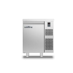 Table négative sans groupe 1 Porte 125L P600 GN1/1 Plan travail