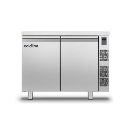 Table négative sans groupe 2 Portes 223L P600 GN1/1 Plan travail