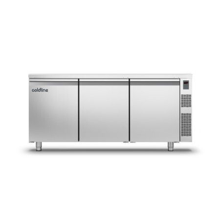 Table négative sans groupe 3 Portes 415L P800 600x400 Plan travail