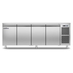 Table Positive Groupe Logé 4 Portes 560L P700 GN1/1 Plan travail