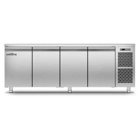 Table Positive Groupe Logé 4 Portes 560L P700 GN1/1 Plan travail adossé