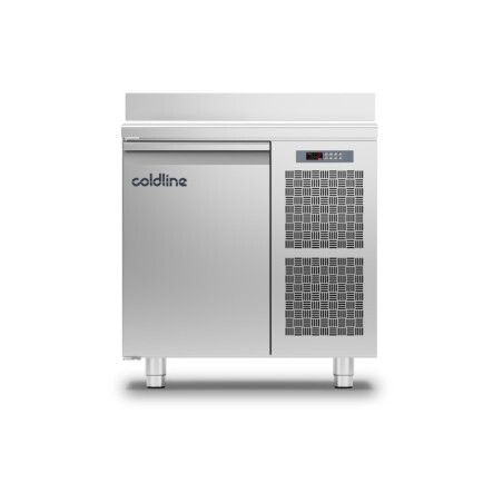 Table positive Groupe Logé 1 Porte 125L P600 GN1/1 Plan travail adossé