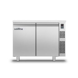 Table positive sans groupe 2 Portes 223L P600 GN1/1 Plan travail